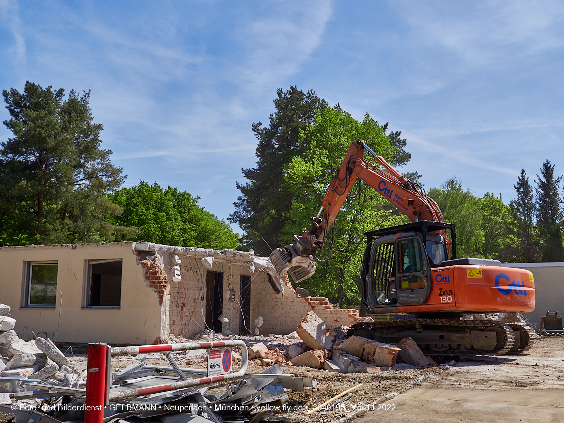 11.05.2022 - Baustelle am Haus für Kinder in Neuperlach